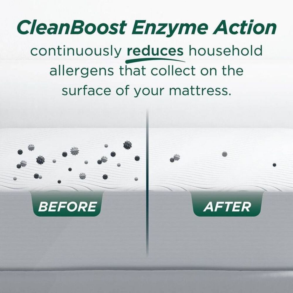 Allerease -  King Clean Boost Waterproof Fitted Mattr White - Picture 3 of 5